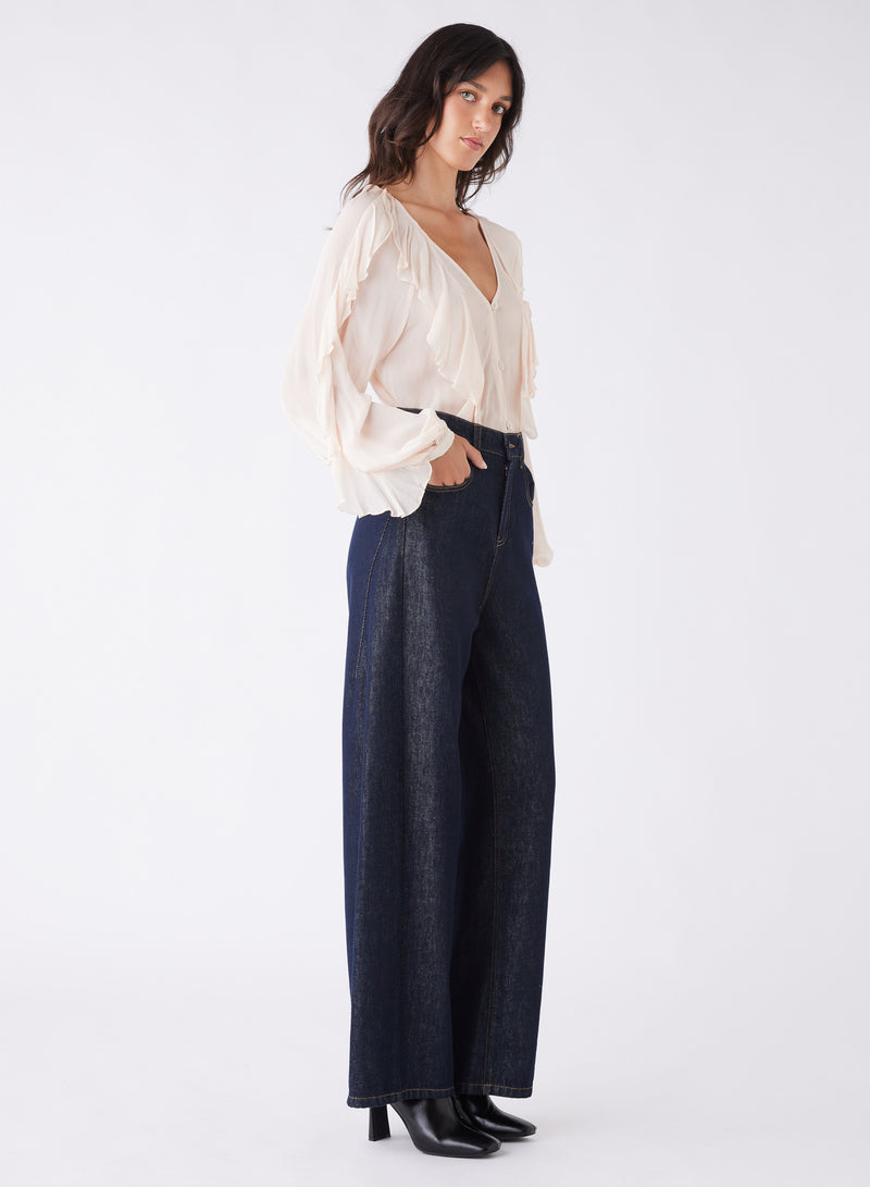 Stellar Ruffled Blouse – Esmaee
