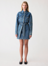 Terminal Denim Dress - Blue Denim