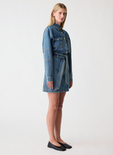 Terminal Denim Dress - Blue Denim