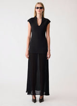 Upscale Evening Dress - Black