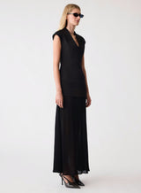 Upscale Evening Dress - Black