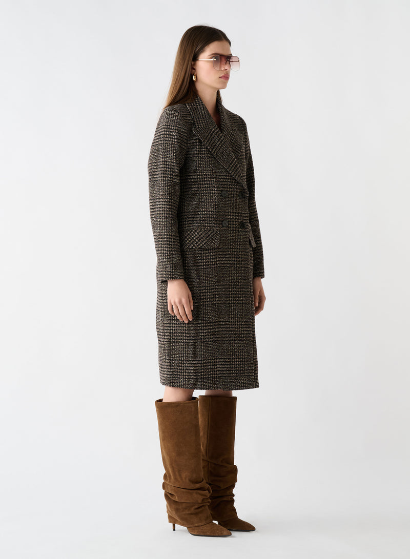Roam Tweed Coat – Esmaee