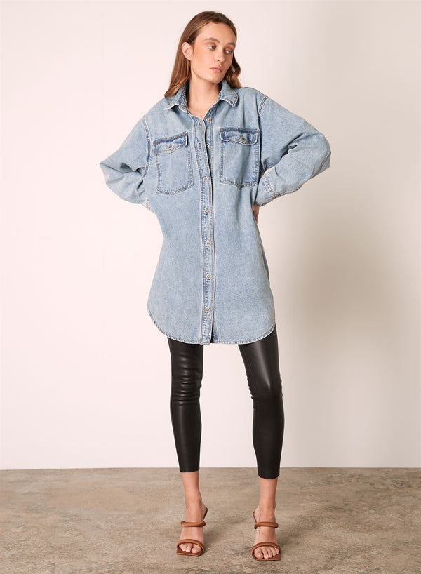 Dylan Shacket - Denim Blue