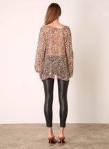 Pipa Leather Pants - Black