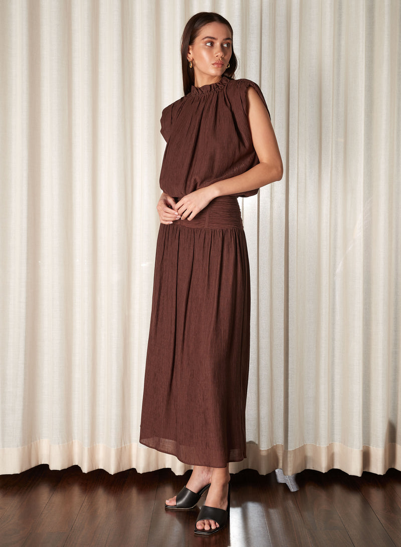 In The Arch Skirt - Chocolate