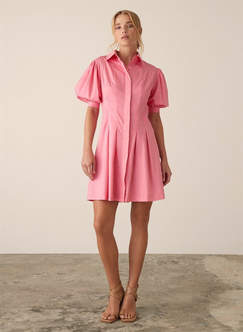 Sardinia Dress - Bubblegum Pink