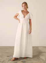 Amalfi Maxi Dress - White