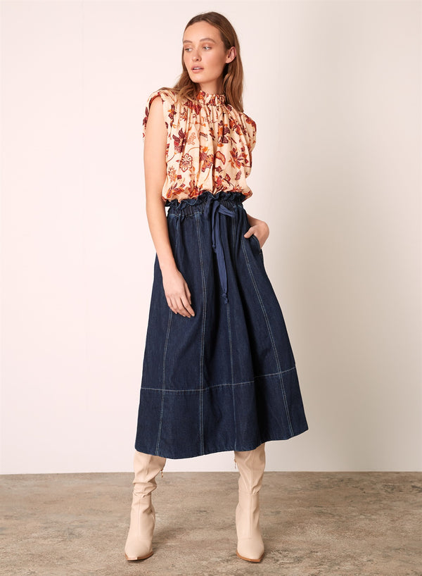 Dylan Skirt - Indigo