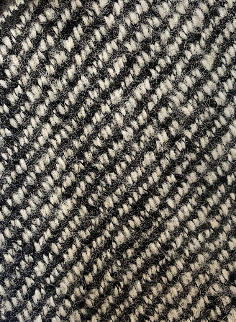 Asher Blazer - Black/White Twill