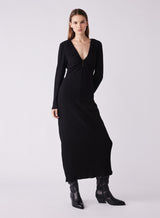 Dusk Midi Dress - Black