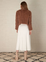 Assure Fur Jacket - Taupe