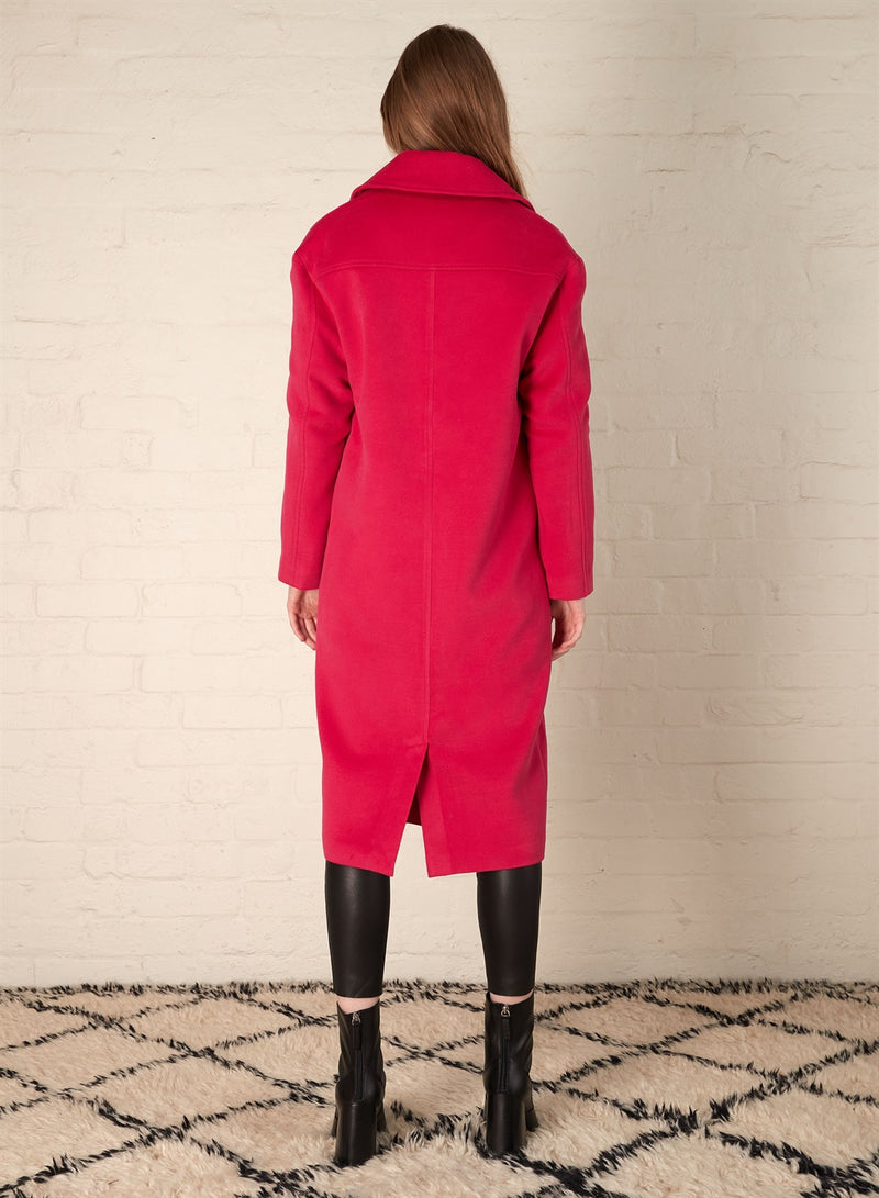 Poppy Coat - Raspberry