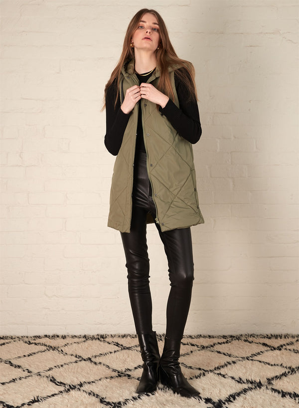 Arctic Puffer Vest - Khaki
