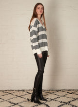 Vermont Sweater - Black/White