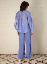 Cannes Blouse - Cornflower