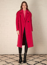 Poppy Coat - Raspberry