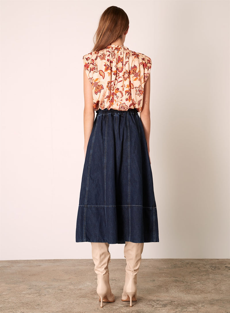 Dylan Skirt - Indigo