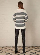 Vermont Sweater - Black/White